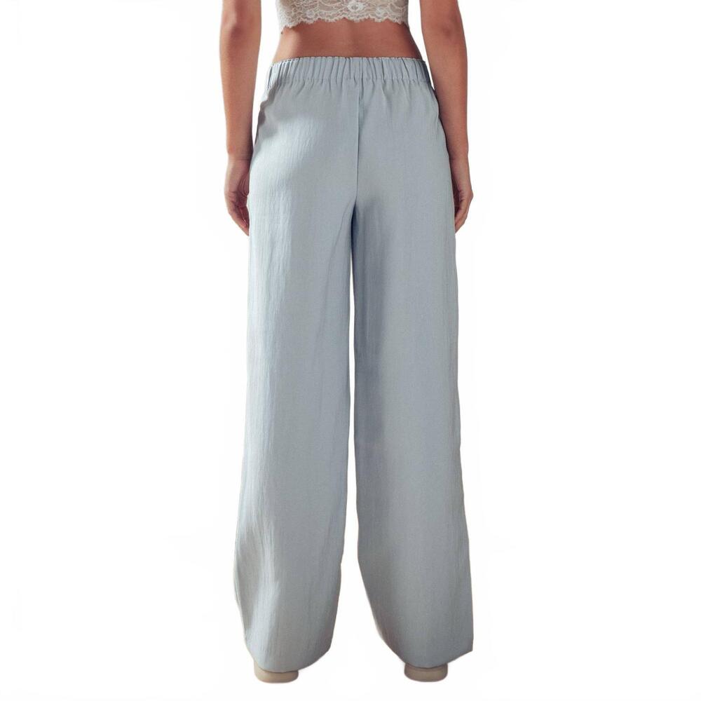 NEW URBAN DAIZY nova wide leg trouser in dew blue - Picture 2 of 3